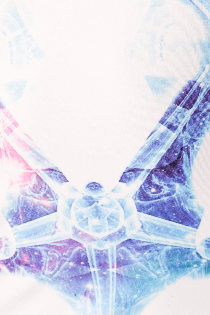 Vestido fiesta Ajustado estampado malla escote espalda